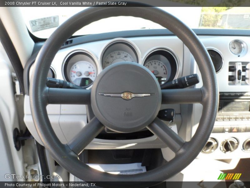 Cool Vanilla White / Pastel Slate Gray 2008 Chrysler PT Cruiser LX