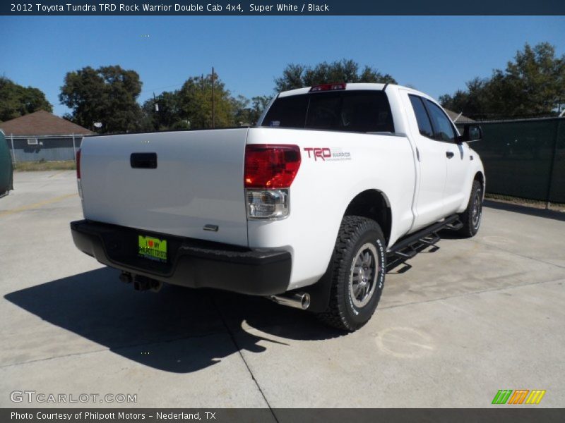 Super White / Black 2012 Toyota Tundra TRD Rock Warrior Double Cab 4x4