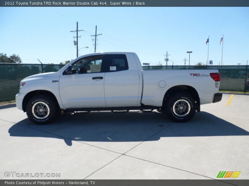 Super White / Black 2012 Toyota Tundra TRD Rock Warrior Double Cab 4x4
