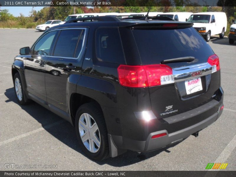 Carbon Black Metallic / Jet Black 2011 GMC Terrain SLT AWD