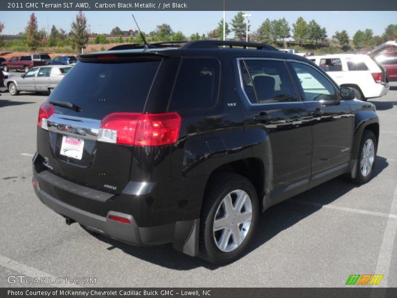Carbon Black Metallic / Jet Black 2011 GMC Terrain SLT AWD