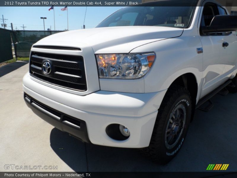 Super White / Black 2012 Toyota Tundra TRD Rock Warrior Double Cab 4x4