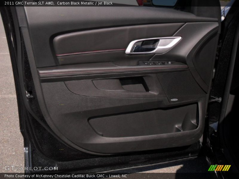 Carbon Black Metallic / Jet Black 2011 GMC Terrain SLT AWD