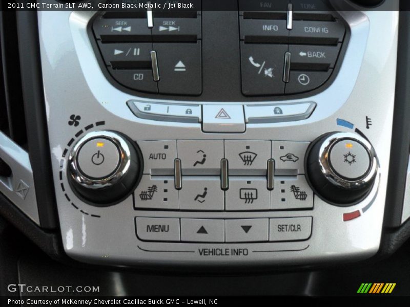 Carbon Black Metallic / Jet Black 2011 GMC Terrain SLT AWD