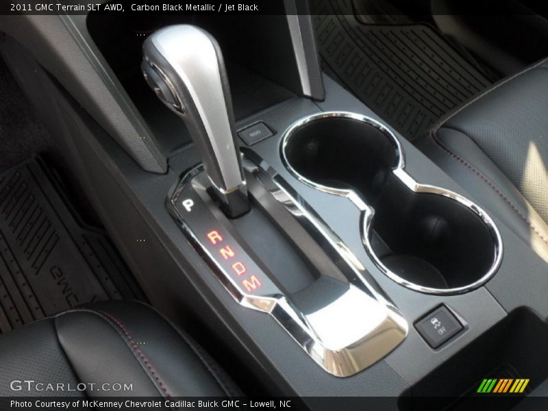 Carbon Black Metallic / Jet Black 2011 GMC Terrain SLT AWD