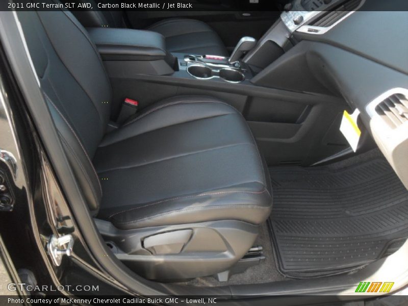 Carbon Black Metallic / Jet Black 2011 GMC Terrain SLT AWD
