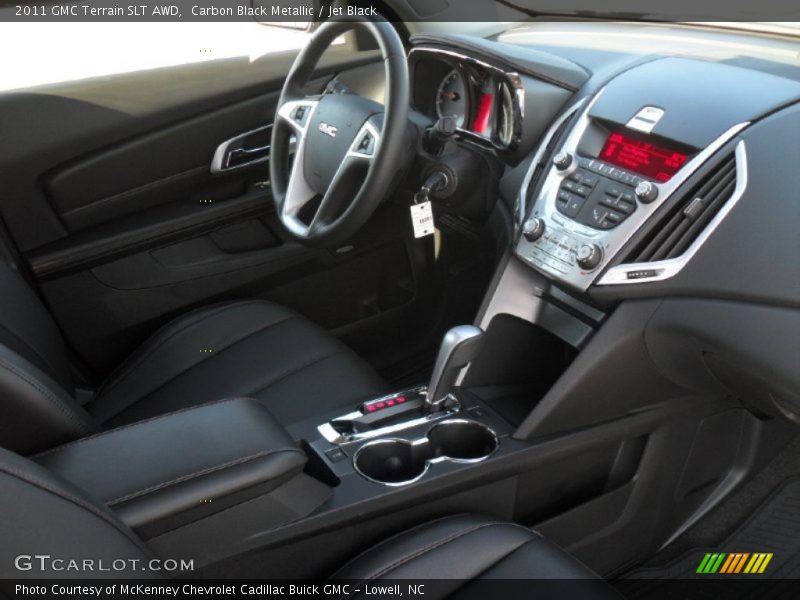 Carbon Black Metallic / Jet Black 2011 GMC Terrain SLT AWD