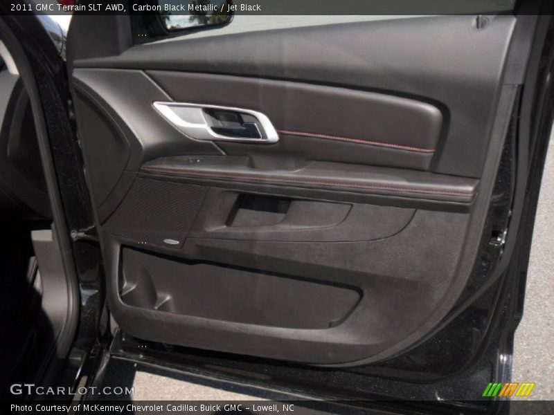 Carbon Black Metallic / Jet Black 2011 GMC Terrain SLT AWD