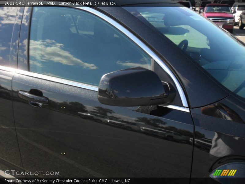 Carbon Black Metallic / Jet Black 2011 GMC Terrain SLT AWD