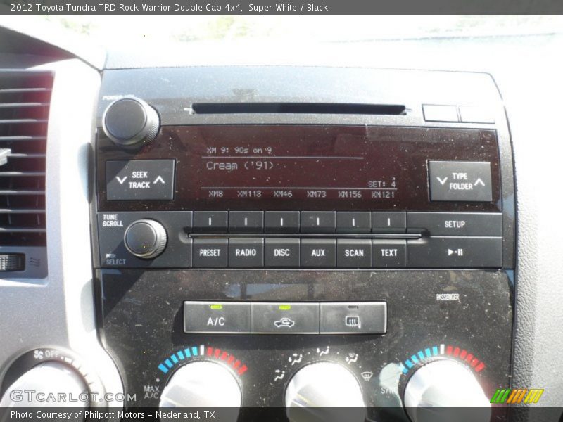 Super White / Black 2012 Toyota Tundra TRD Rock Warrior Double Cab 4x4