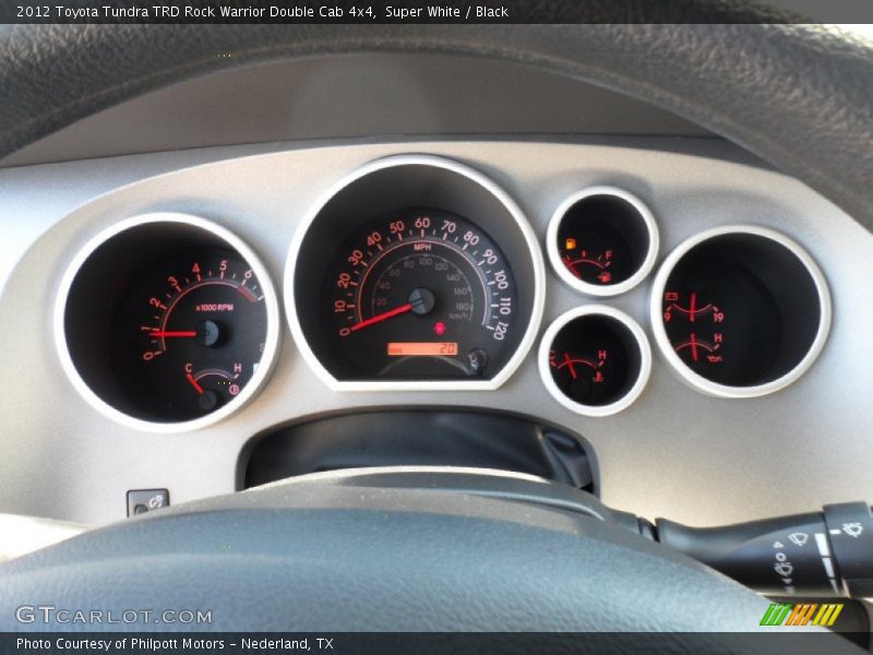 Super White / Black 2012 Toyota Tundra TRD Rock Warrior Double Cab 4x4