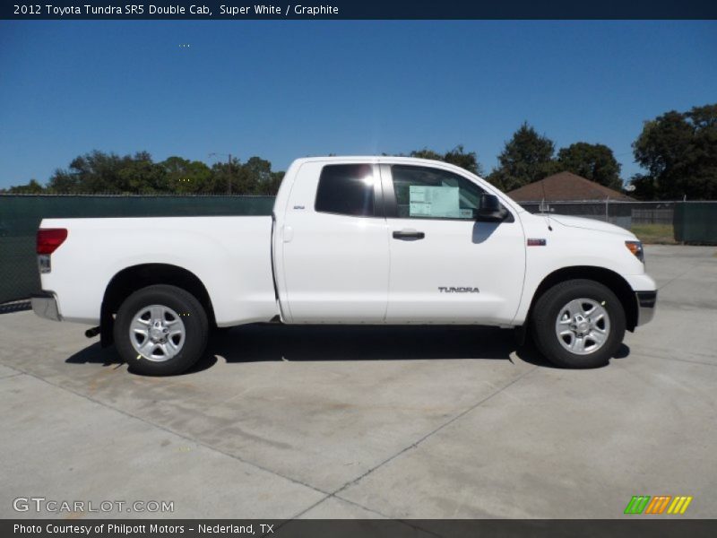 Super White / Graphite 2012 Toyota Tundra SR5 Double Cab