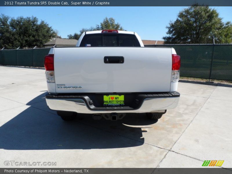 Super White / Graphite 2012 Toyota Tundra SR5 Double Cab