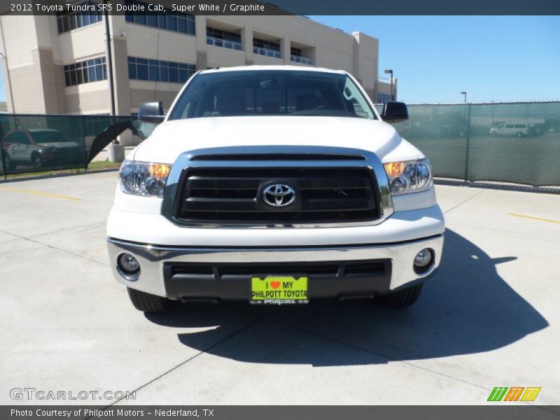 Super White / Graphite 2012 Toyota Tundra SR5 Double Cab