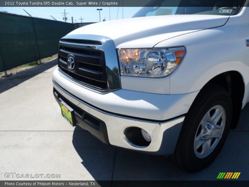 Super White / Graphite 2012 Toyota Tundra SR5 Double Cab