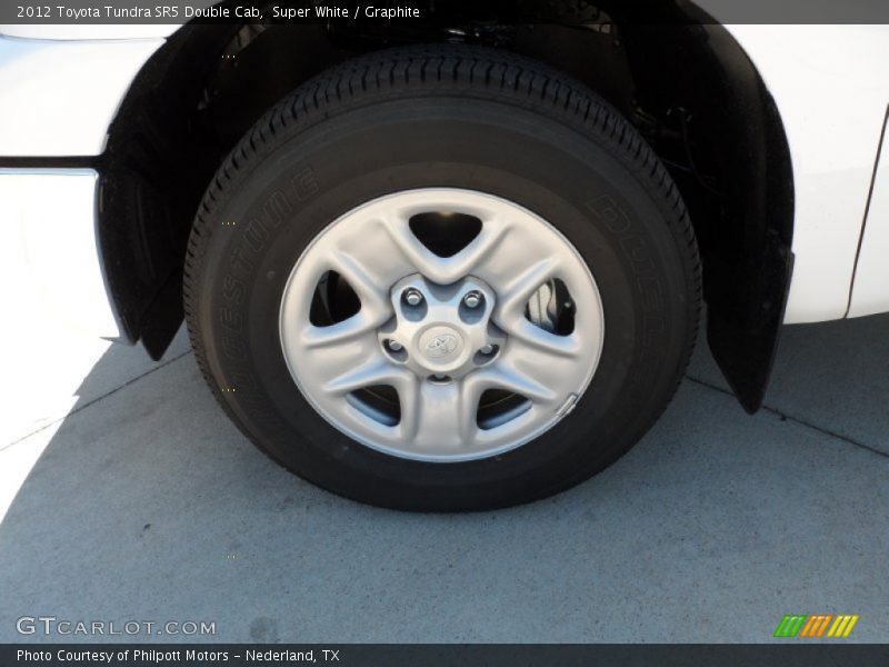 Super White / Graphite 2012 Toyota Tundra SR5 Double Cab