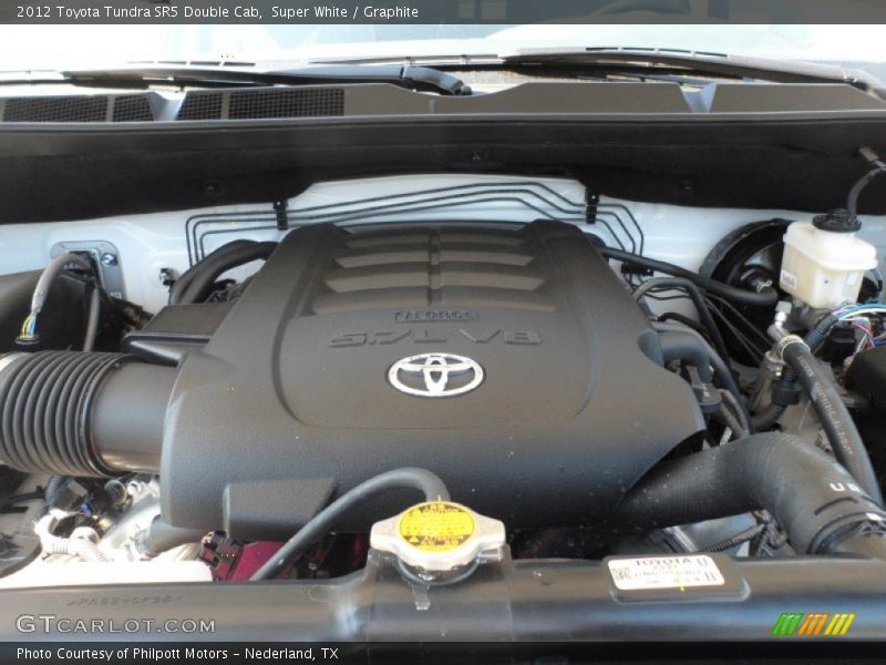 Super White / Graphite 2012 Toyota Tundra SR5 Double Cab