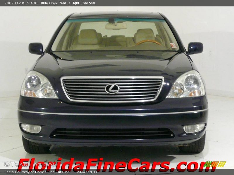 Blue Onyx Pearl / Light Charcoal 2002 Lexus LS 430