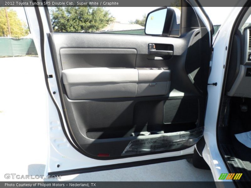Super White / Graphite 2012 Toyota Tundra SR5 Double Cab