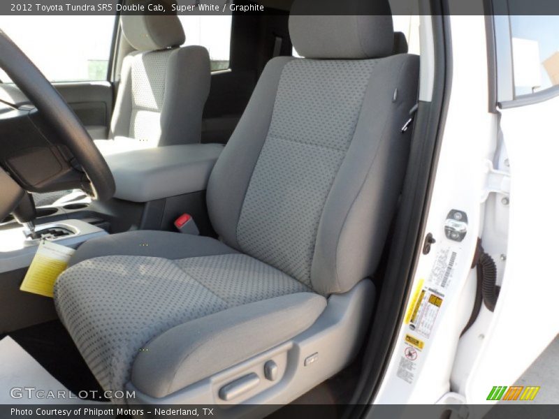 Super White / Graphite 2012 Toyota Tundra SR5 Double Cab