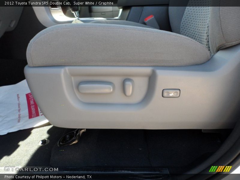 Super White / Graphite 2012 Toyota Tundra SR5 Double Cab