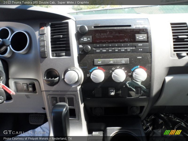 Super White / Graphite 2012 Toyota Tundra SR5 Double Cab