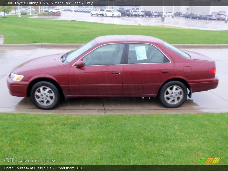  2000 Camry LE V6 Vintage Red Pearl