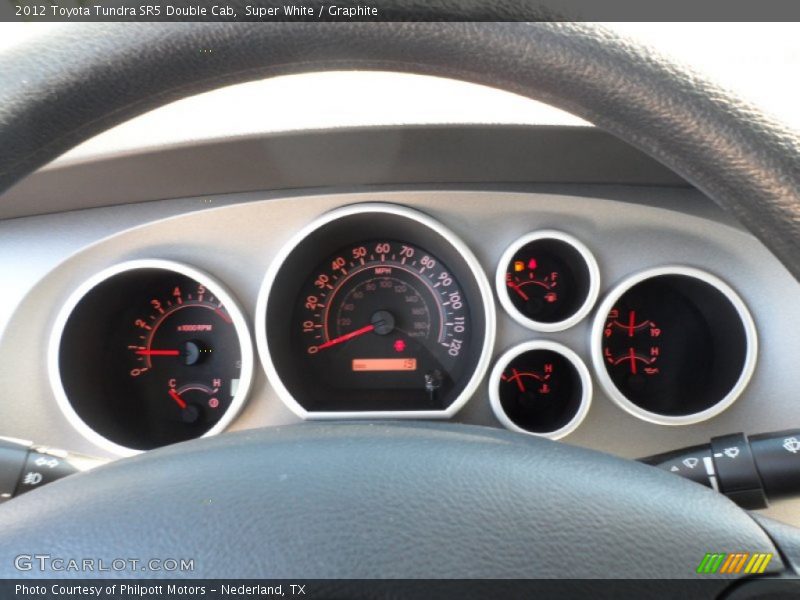 Super White / Graphite 2012 Toyota Tundra SR5 Double Cab