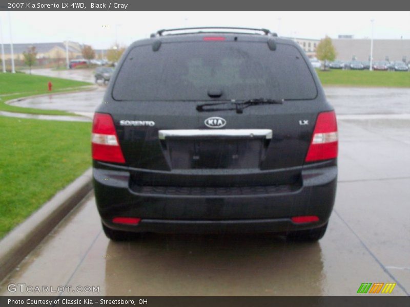 Black / Gray 2007 Kia Sorento LX 4WD