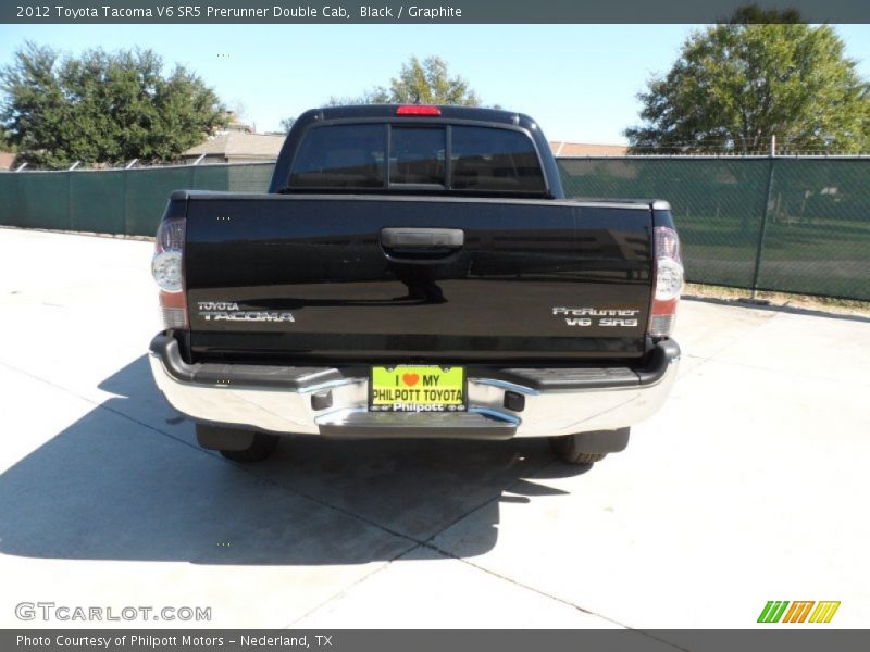 Black / Graphite 2012 Toyota Tacoma V6 SR5 Prerunner Double Cab