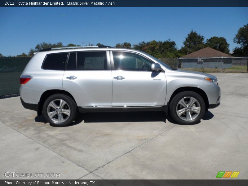 Classic Silver Metallic / Ash 2012 Toyota Highlander Limited