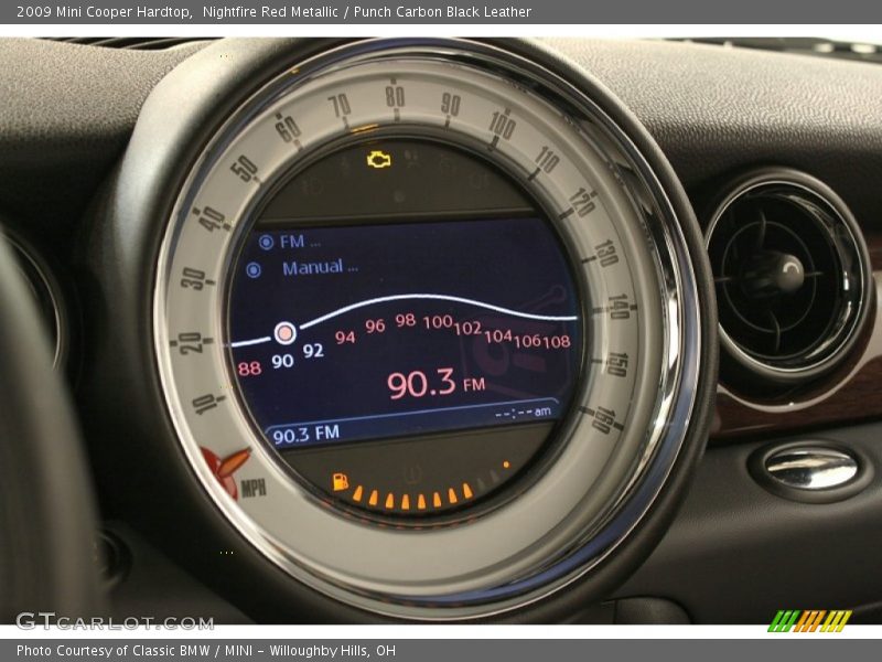 Nightfire Red Metallic / Punch Carbon Black Leather 2009 Mini Cooper Hardtop