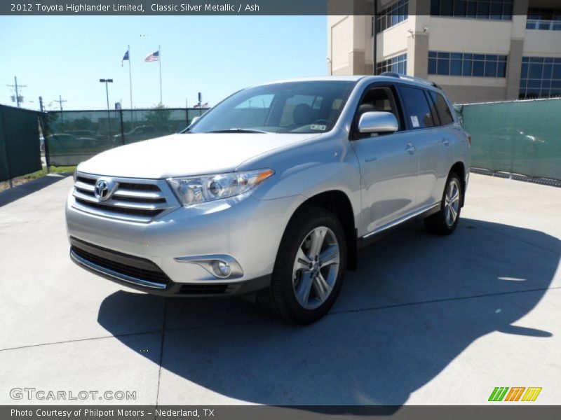 Classic Silver Metallic / Ash 2012 Toyota Highlander Limited