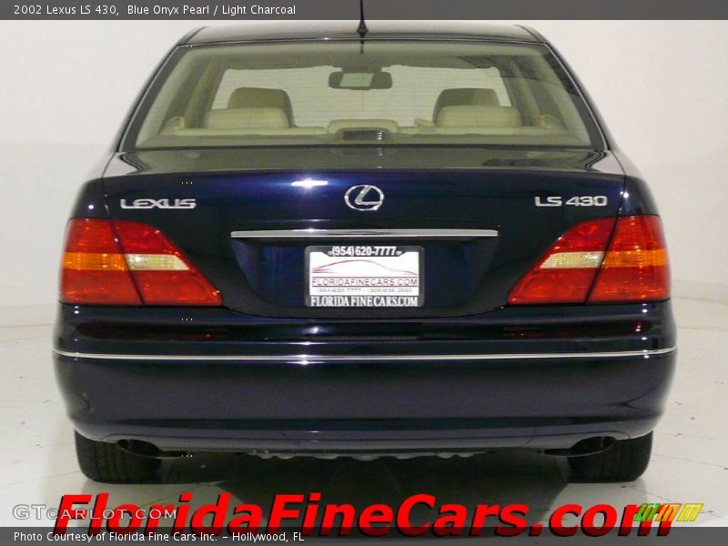 Blue Onyx Pearl / Light Charcoal 2002 Lexus LS 430