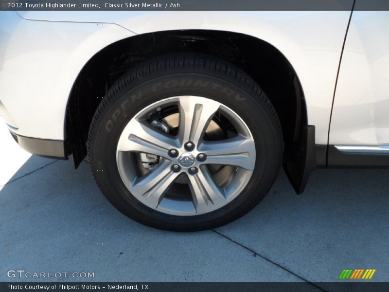 Classic Silver Metallic / Ash 2012 Toyota Highlander Limited