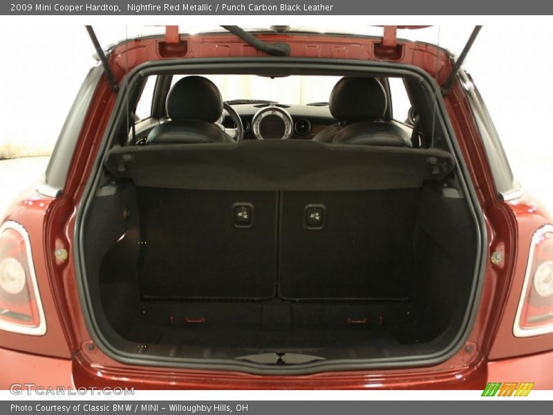 Nightfire Red Metallic / Punch Carbon Black Leather 2009 Mini Cooper Hardtop