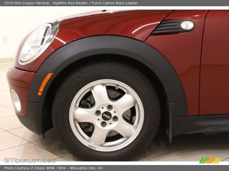 Nightfire Red Metallic / Punch Carbon Black Leather 2009 Mini Cooper Hardtop