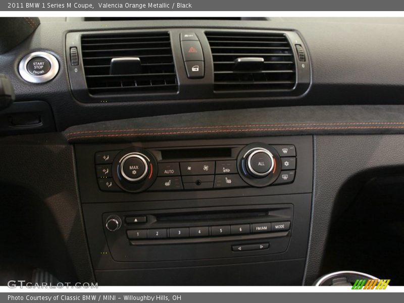 Controls of 2011 1 Series M Coupe
