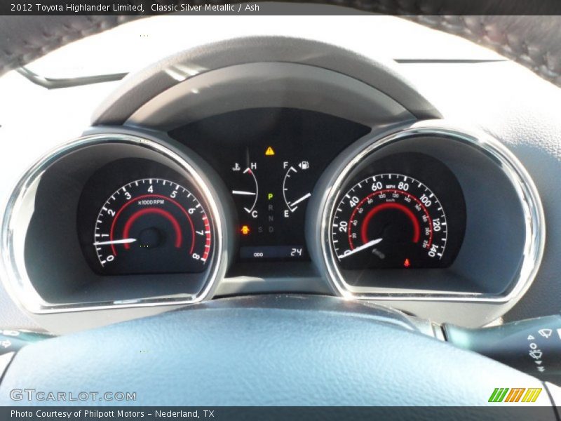  2012 Highlander Limited Limited Gauges