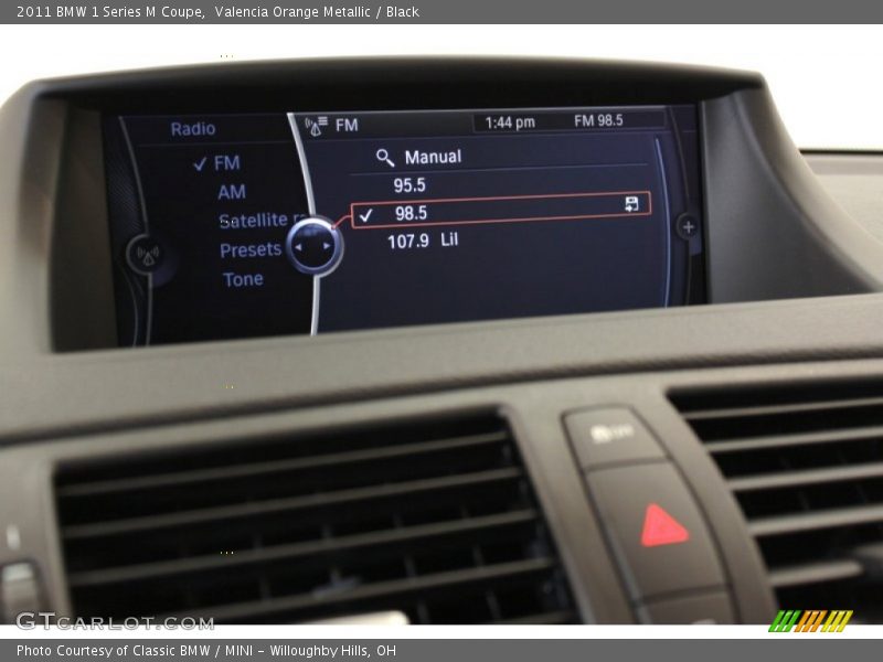 Audio System of 2011 1 Series M Coupe