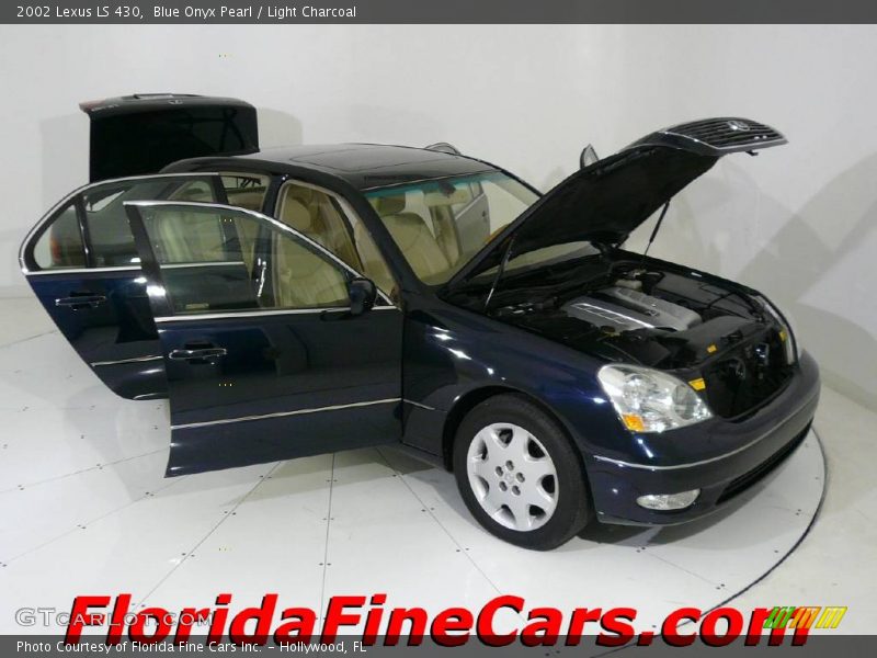 Blue Onyx Pearl / Light Charcoal 2002 Lexus LS 430