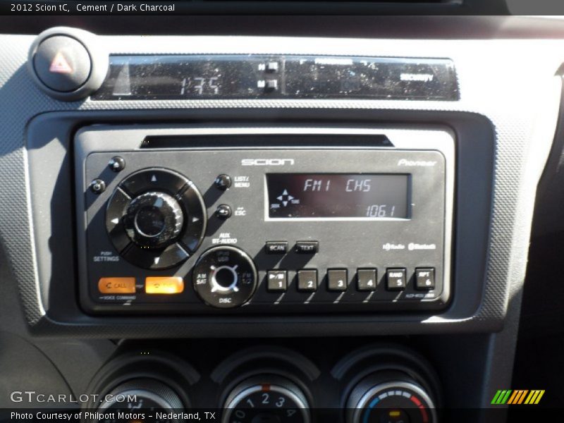 Cement / Dark Charcoal 2012 Scion tC