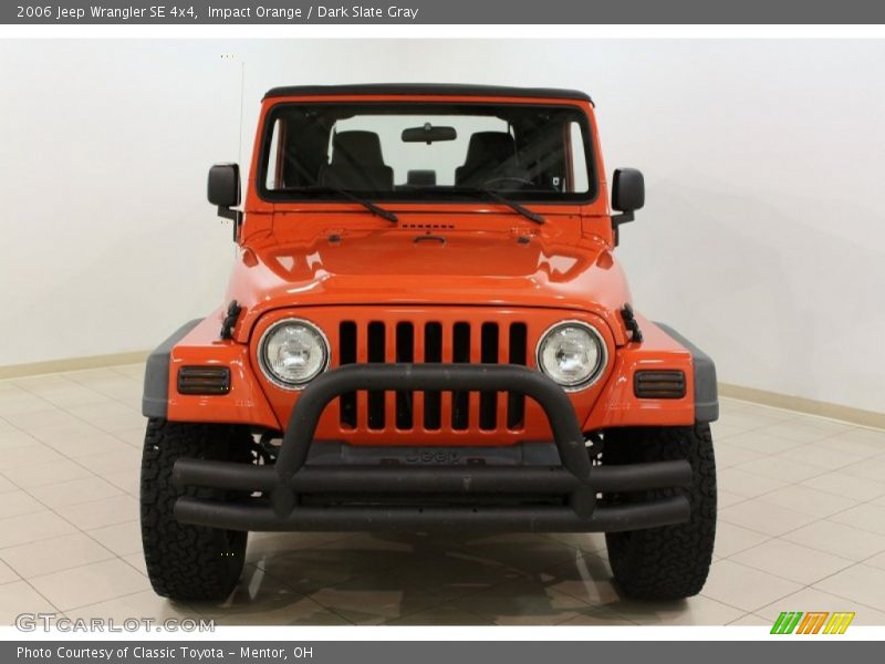 Impact Orange / Dark Slate Gray 2006 Jeep Wrangler SE 4x4