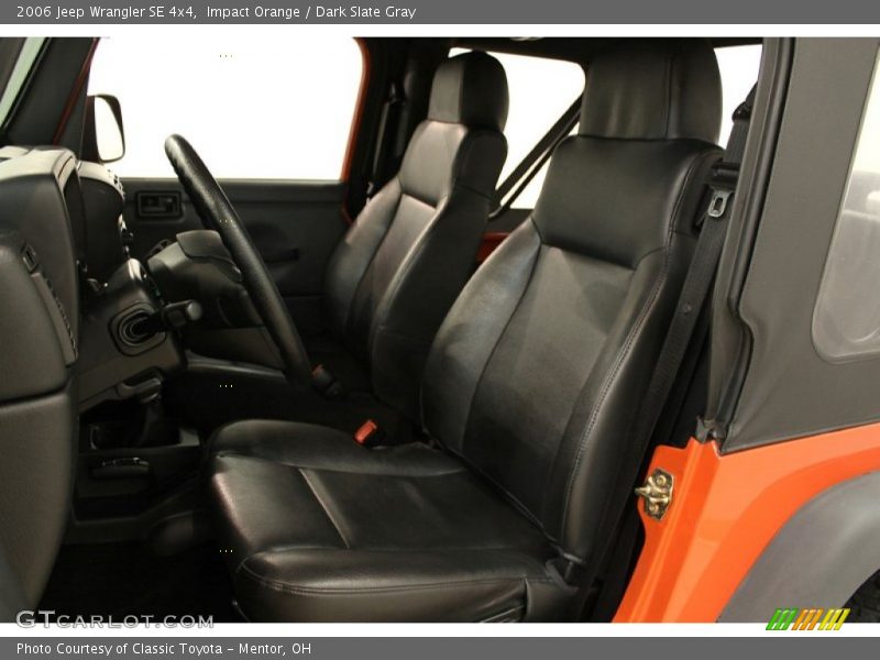 Impact Orange / Dark Slate Gray 2006 Jeep Wrangler SE 4x4