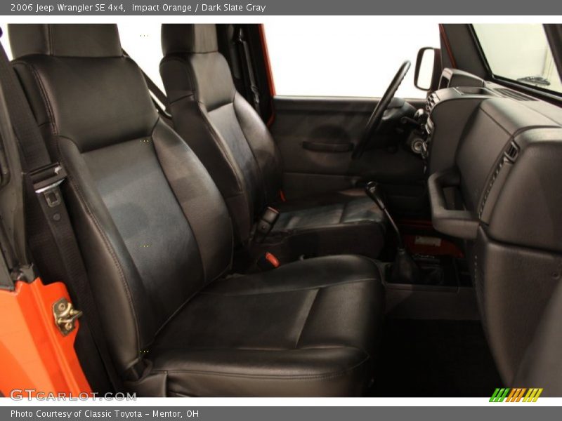 Impact Orange / Dark Slate Gray 2006 Jeep Wrangler SE 4x4