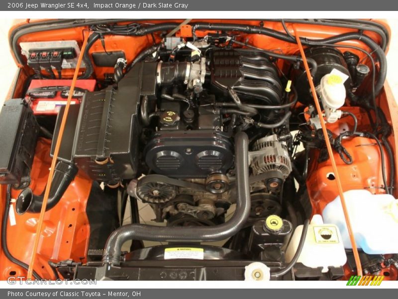 Impact Orange / Dark Slate Gray 2006 Jeep Wrangler SE 4x4