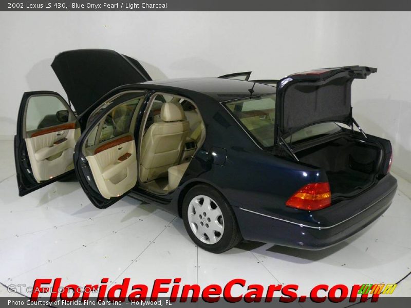 Blue Onyx Pearl / Light Charcoal 2002 Lexus LS 430