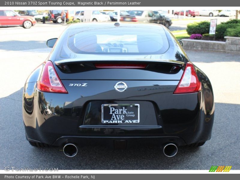 Magnetic Black / Persimmon Leather 2010 Nissan 370Z Sport Touring Coupe