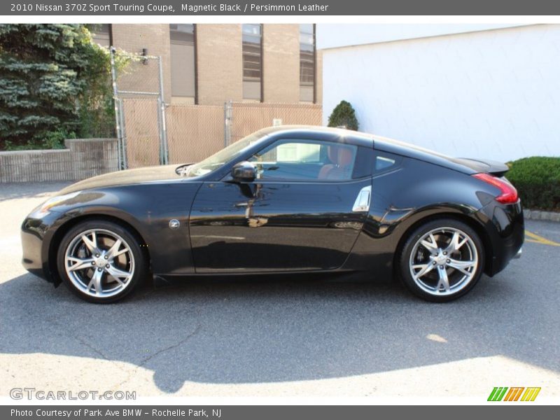 Magnetic Black / Persimmon Leather 2010 Nissan 370Z Sport Touring Coupe