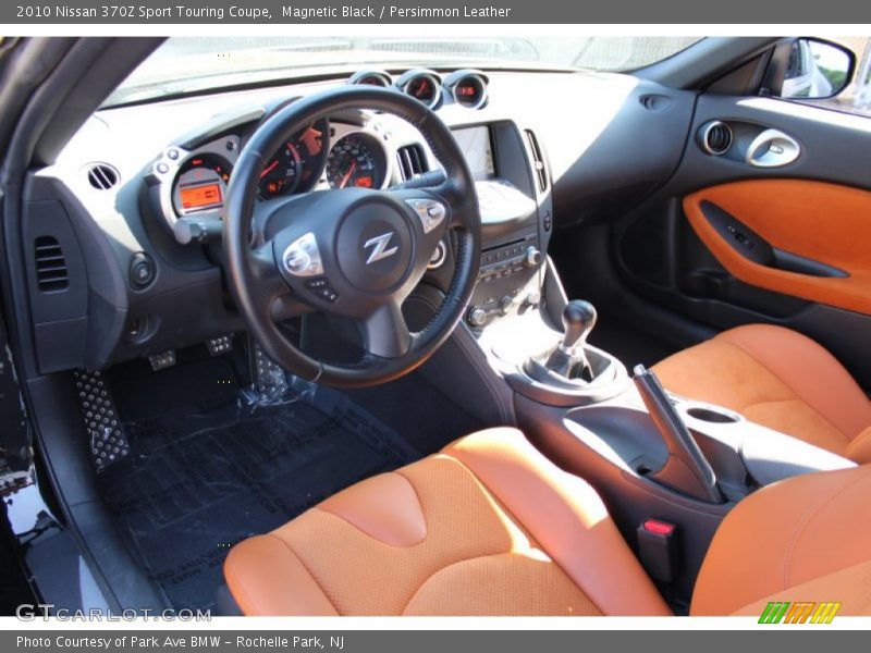  2010 370Z Sport Touring Coupe Persimmon Leather Interior